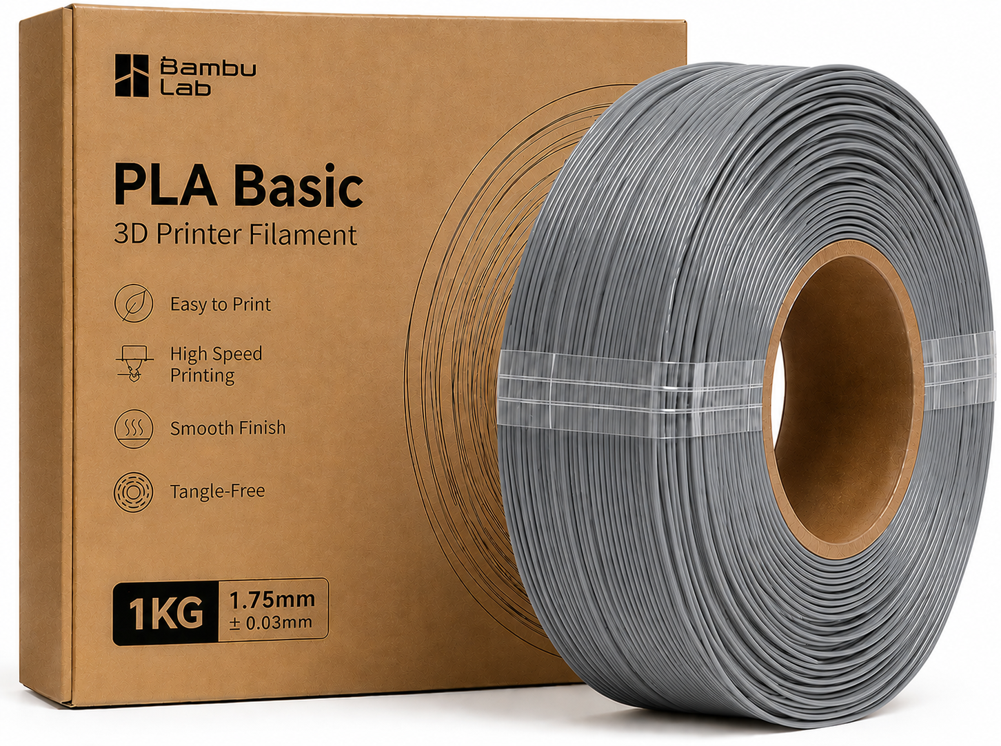 Bambu Lab PLA Basic Gray